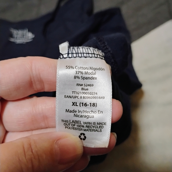 Time and Tru Navy Blue Camisole Top - Picture 3 of 8